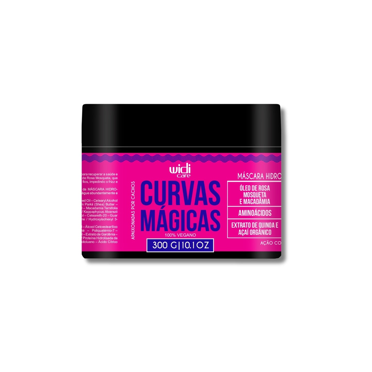 Máscara Cremosa Widi Care Curvas Mágicas Hidro-reconstrutora 300 g