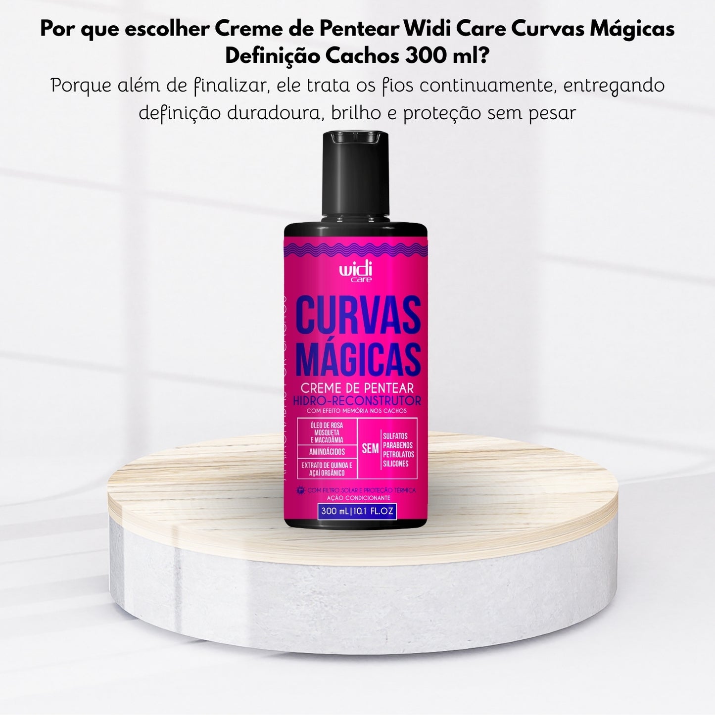 Creme de Pentear Widi Care Curvas Mágicas Definição Cachos 300 ml