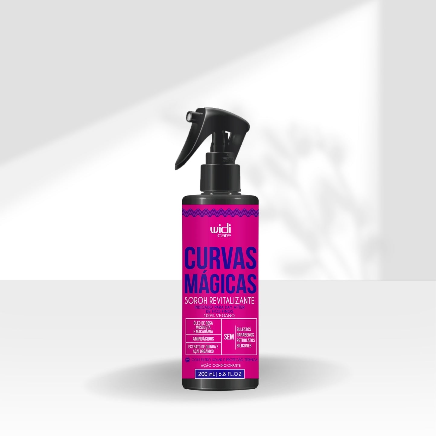 Sérum Revitalizante Widi Care Curvas Mágicas Hidratação Cachos 200 ml