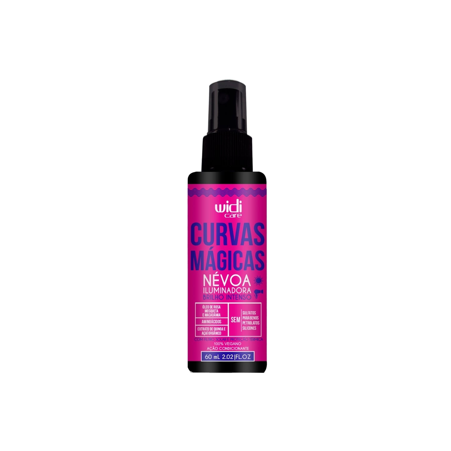Leave In Widi Care Curvas Mágicas Névoa Iluminadora Brilho Intenso 60 ml