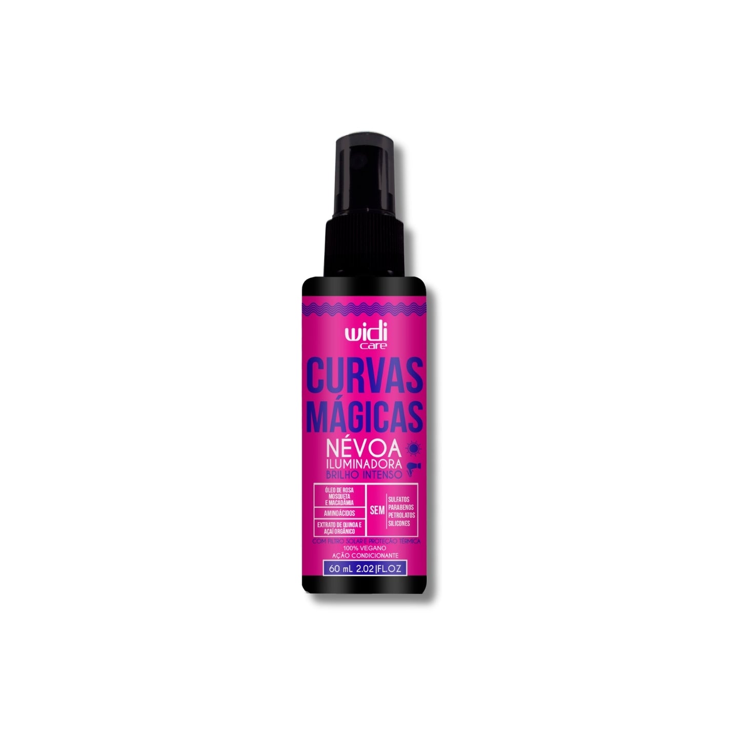 Leave In Widi Care Curvas Mágicas Névoa Iluminadora Brilho Intenso 60 ml