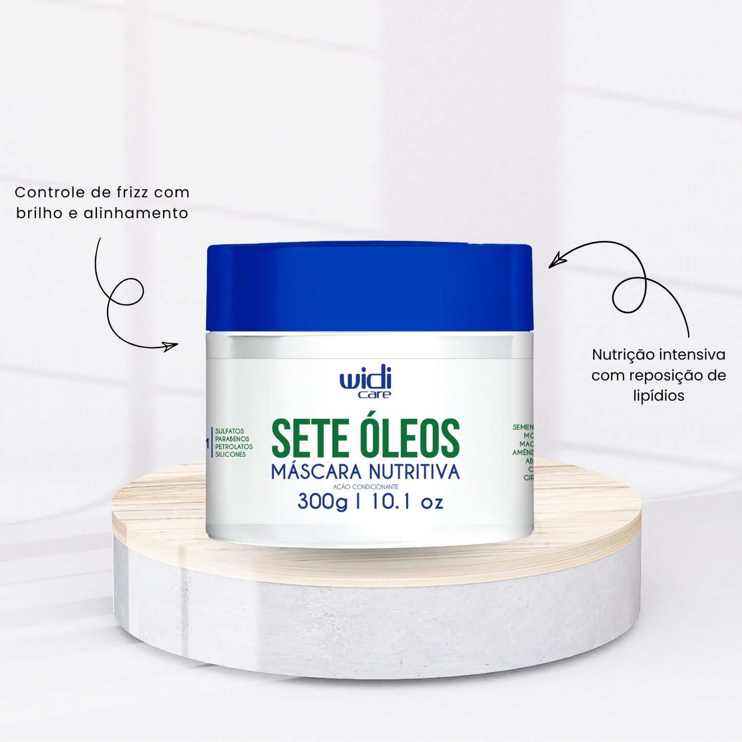 Máscara Widi Care Sete Óleos Nutrição Intensiva 300 g