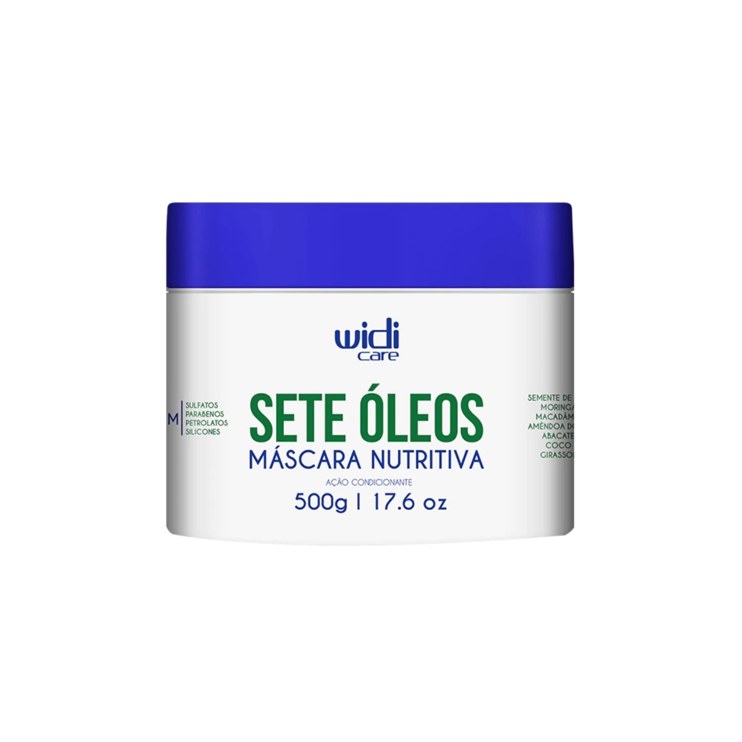Máscara Widi Care Sete Óleos Nutrição Intensiva 500 g