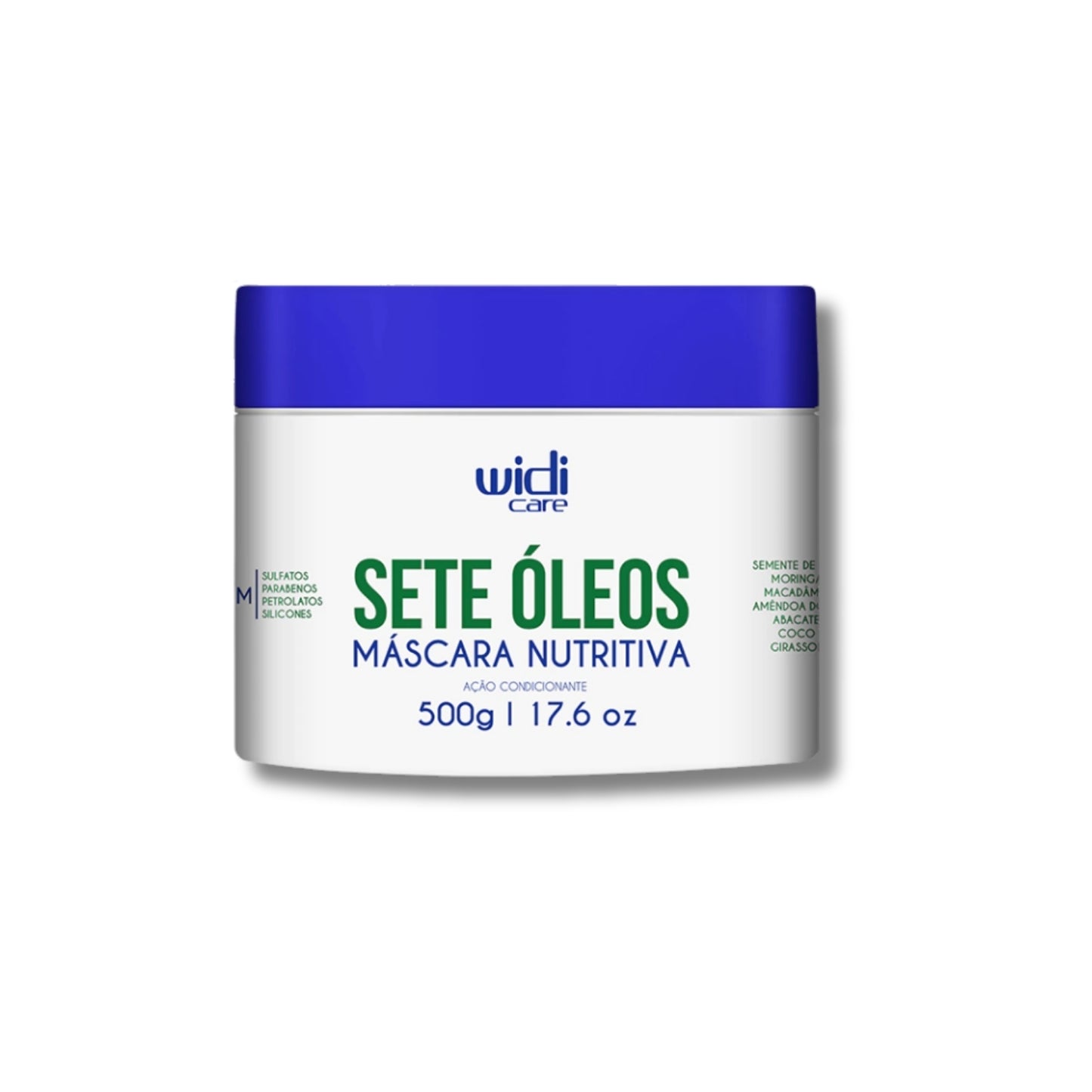 Máscara Widi Care Sete Óleos Nutrição Intensiva 500 g