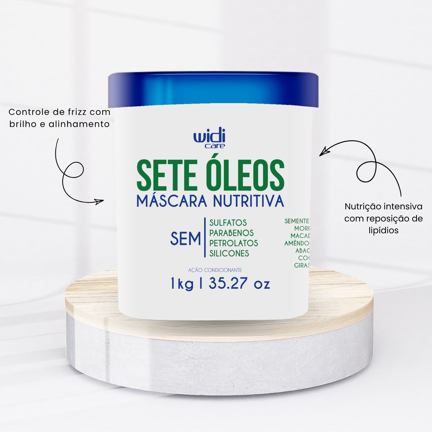 Máscara Widi Care Sete Óleos Nutrição Intensiva 1 kg