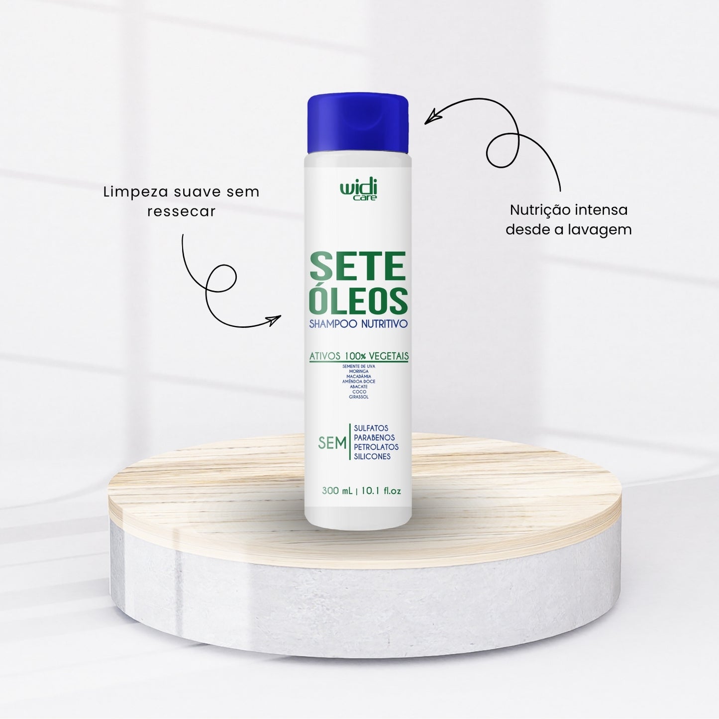 Kit Shampoo e Condicionador Widi Care Sete Óleos 300 ml
