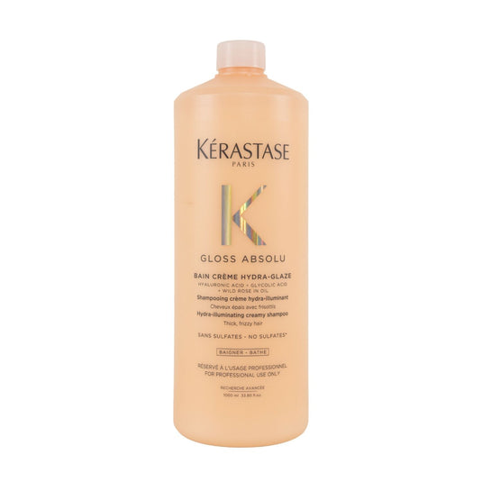 Shampoo Kérastase Gloss Absolu Bain Crème Hydra Glaze Brilho Cabelos 1 L