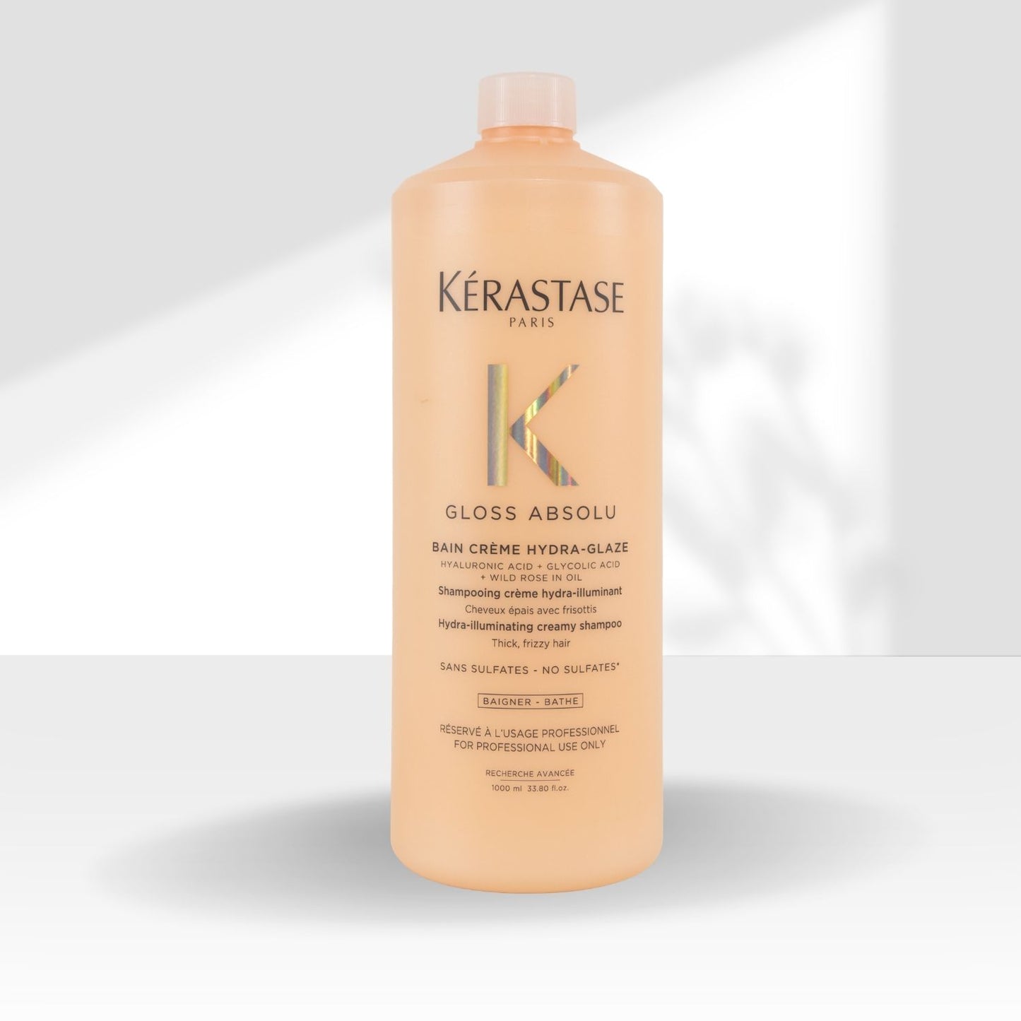 Shampoo Kérastase Gloss Absolu Bain Crème Hydra Glaze Brilho Cabelos 1 L