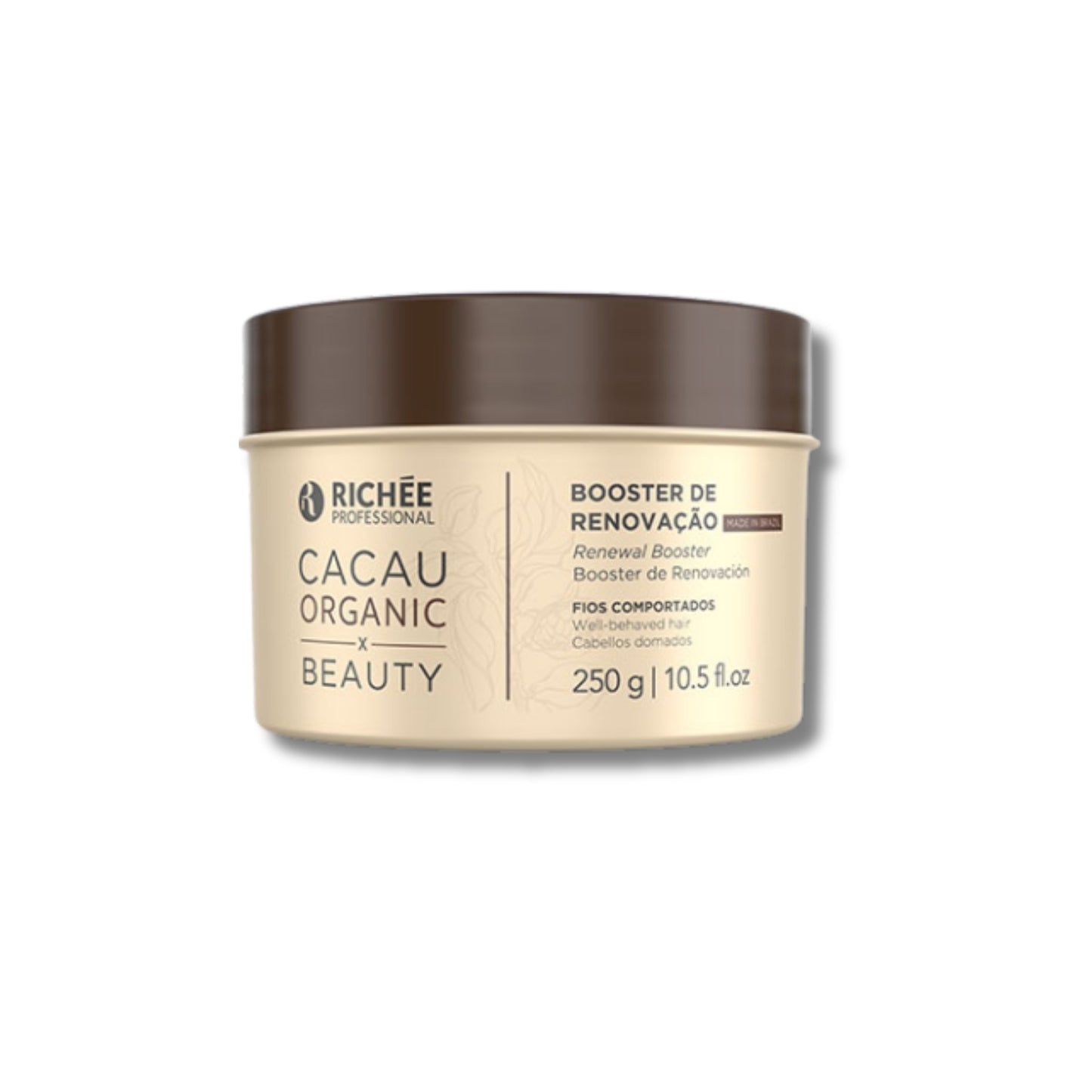 Máscara Beauty Richée Booster de Massa Cacau Organic 250 g