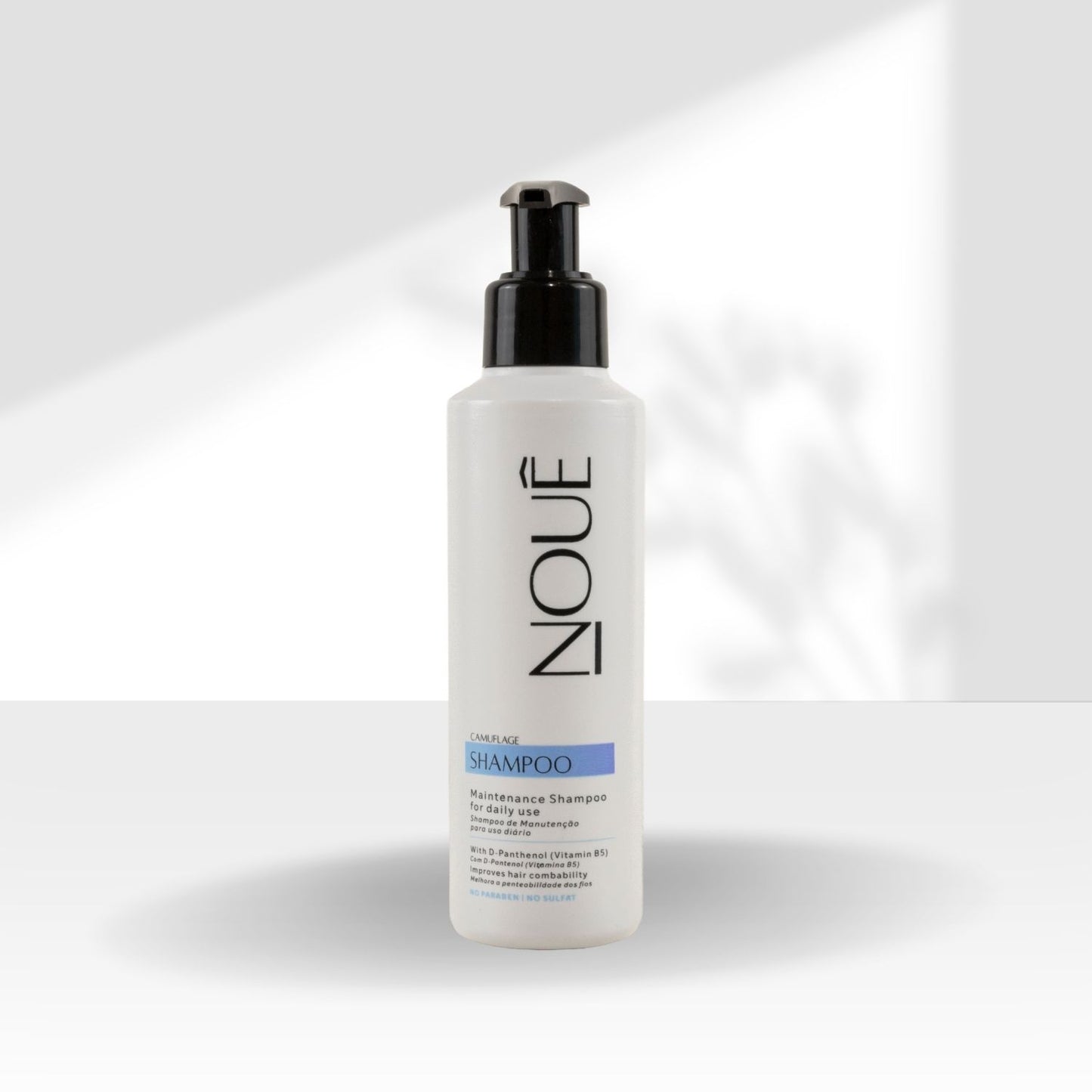 Shampoo Nouê Camuflagem Limpeza Suave Hidratação Capilar 140 ml