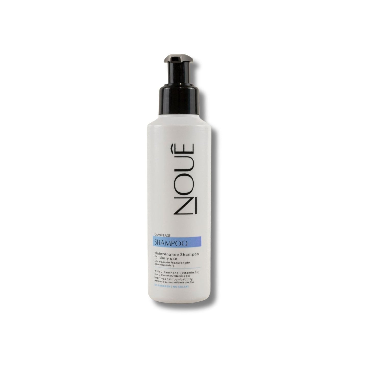 Shampoo Nouê Camuflagem Limpeza Suave Hidratação Capilar 140 ml