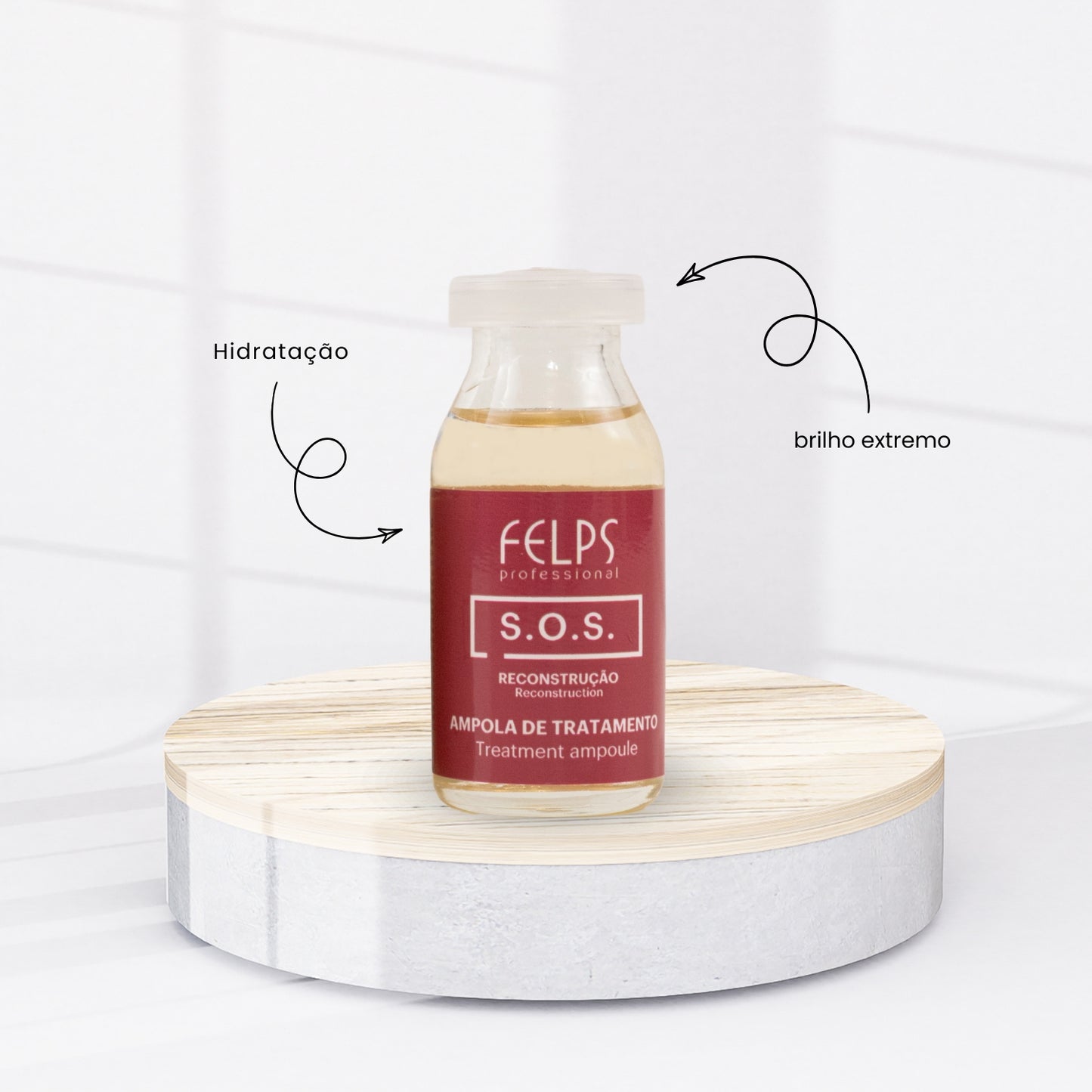 Felps Cronograma Capilar Ampolas Power Up 3x15ml