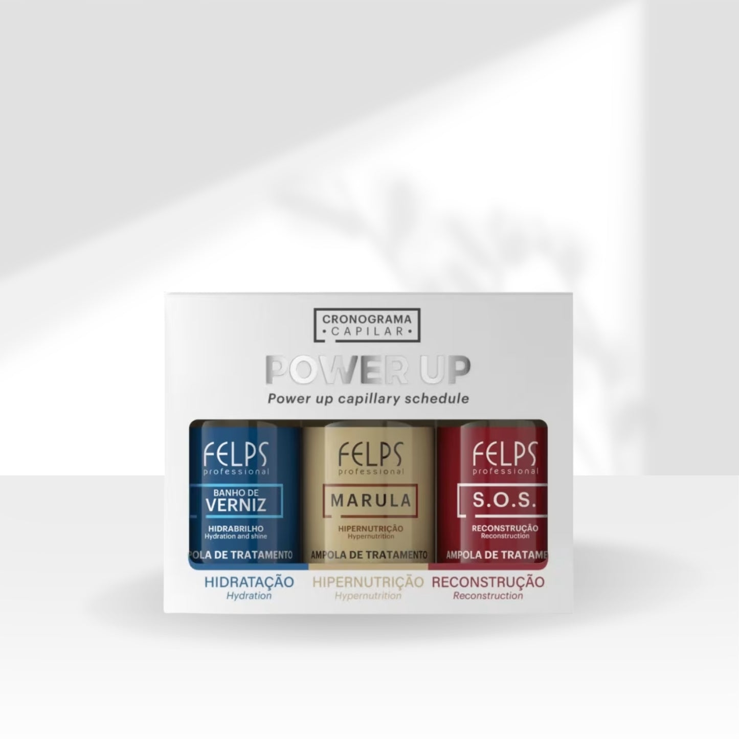 Felps Cronograma Capilar Ampolas Power Up 3x15ml