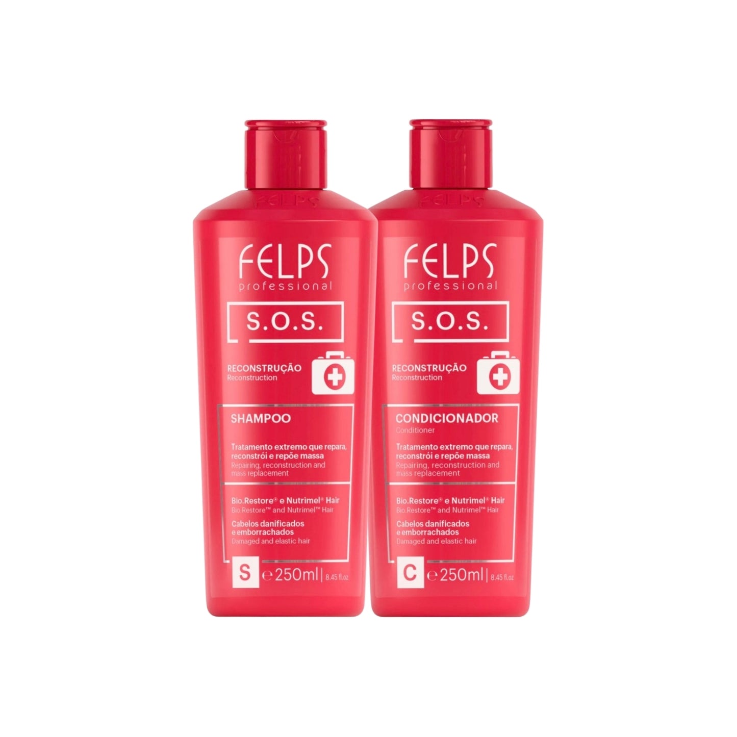 Kit Felps S.O.S Shampoo + Condicionador (2 x 250 ml)