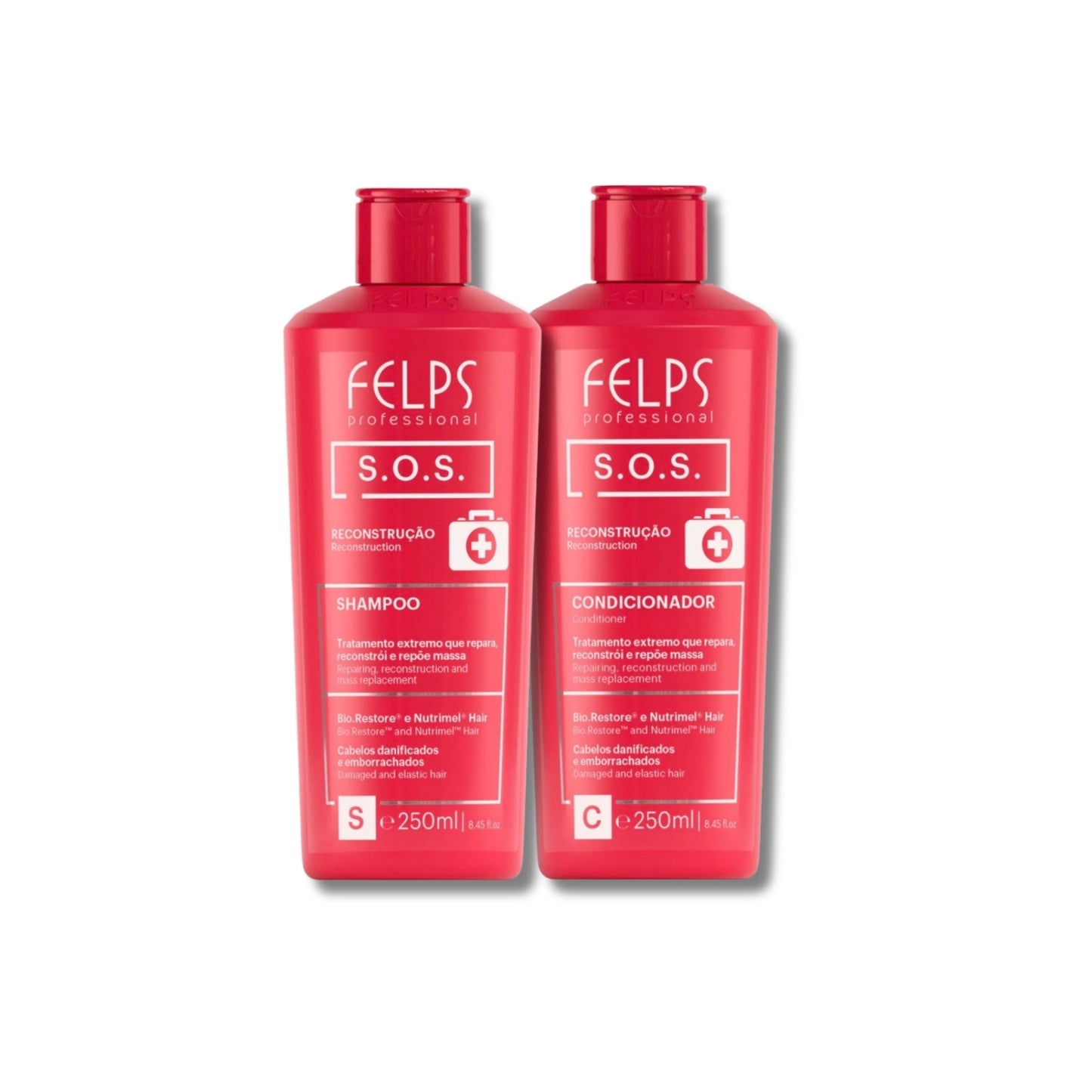 Kit Felps S.O.S Shampoo + Condicionador (2 x 250 ml)
