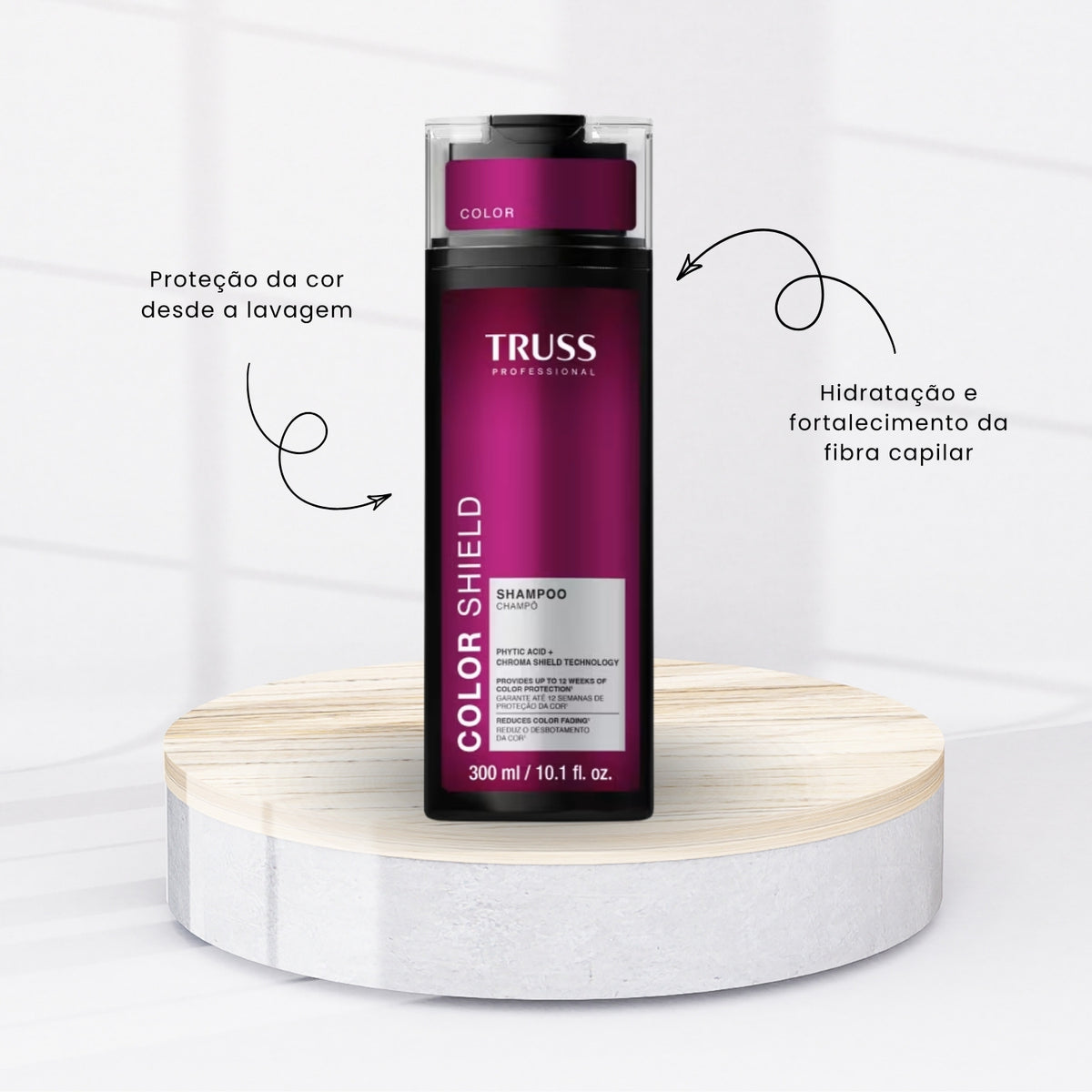 Shampoo Truss Color Shield Proteção da Cor e Brilho 300 ml