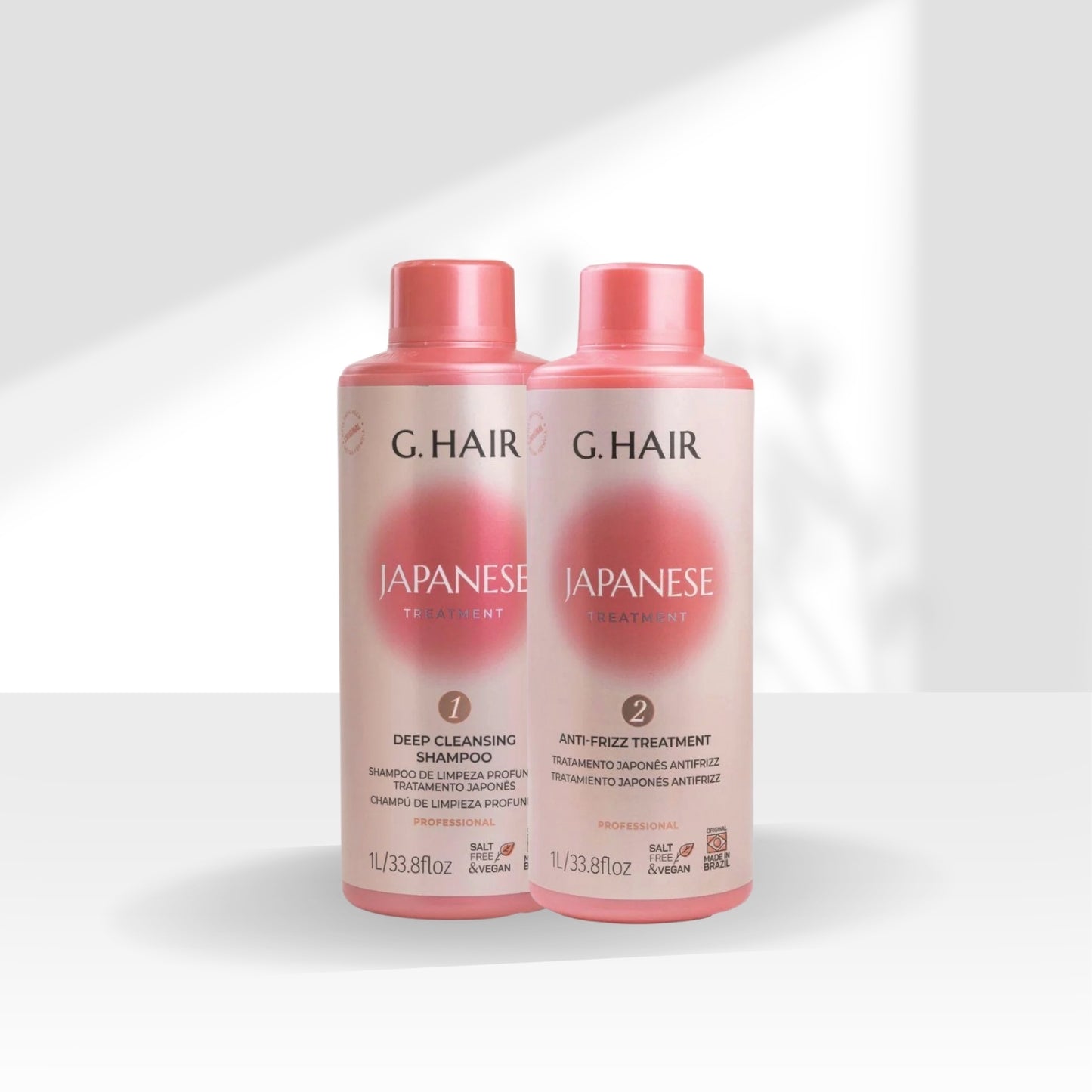 Progressiva G.Hair Escova Japonesa Tratamento Antifrizz (2 x 1 Litro)
