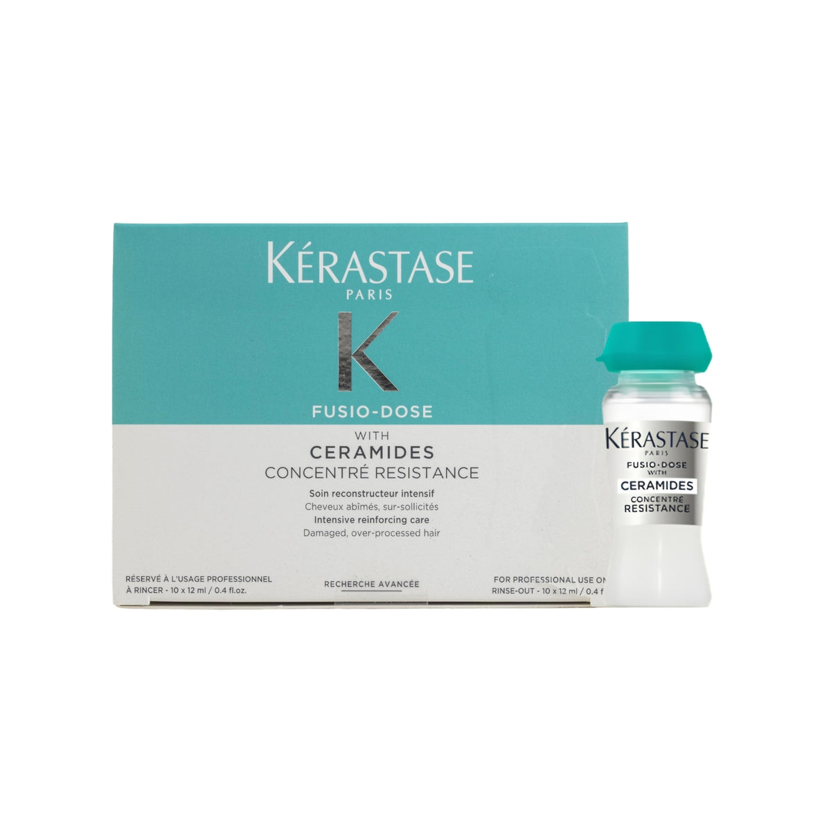 Kit Kérastase Fusio Dose Résistance Concentré Vita Ciment Ampolas 10 x 12 ml