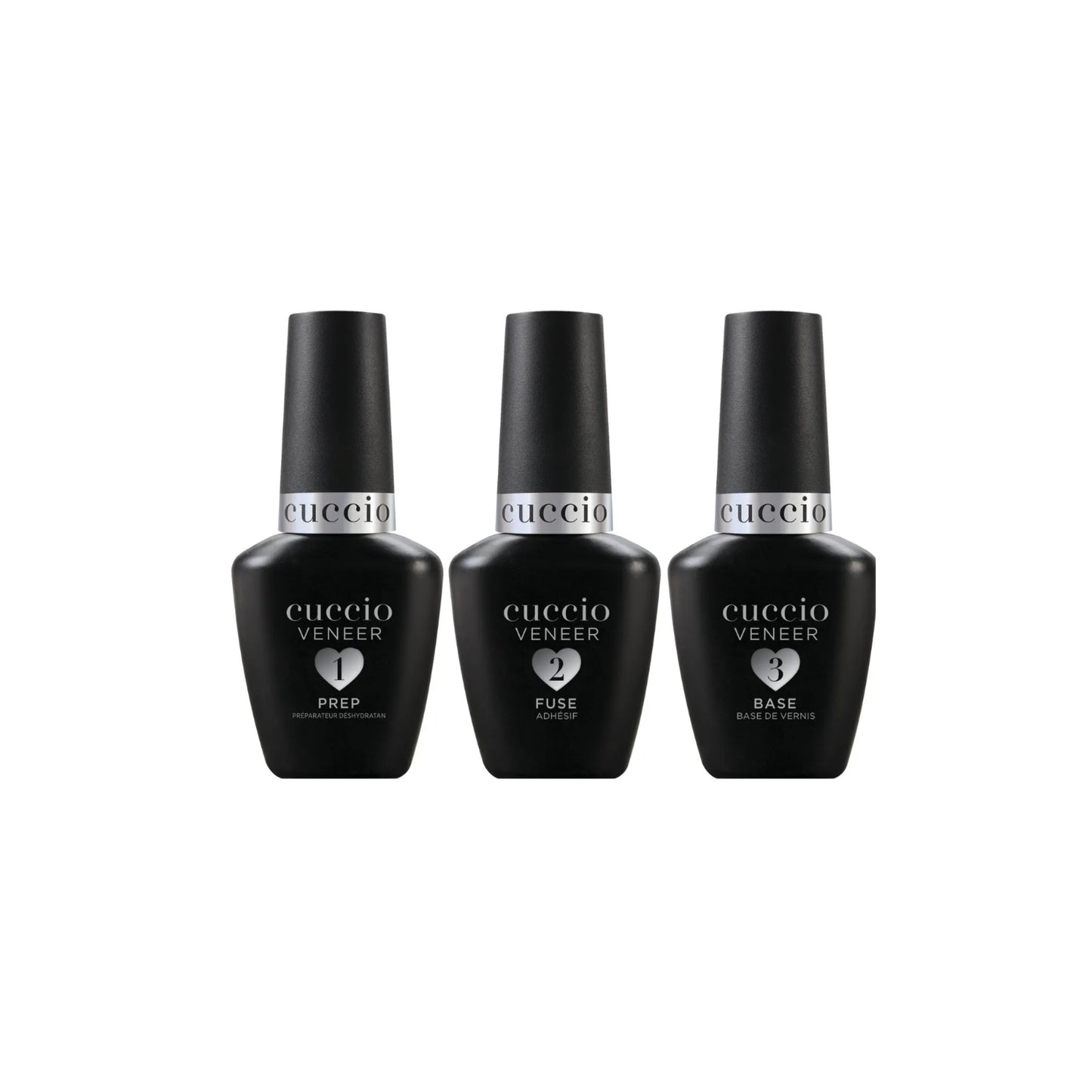 Kit Cuccio Preparadores Unhas Gel 3 Produtos 13 ml