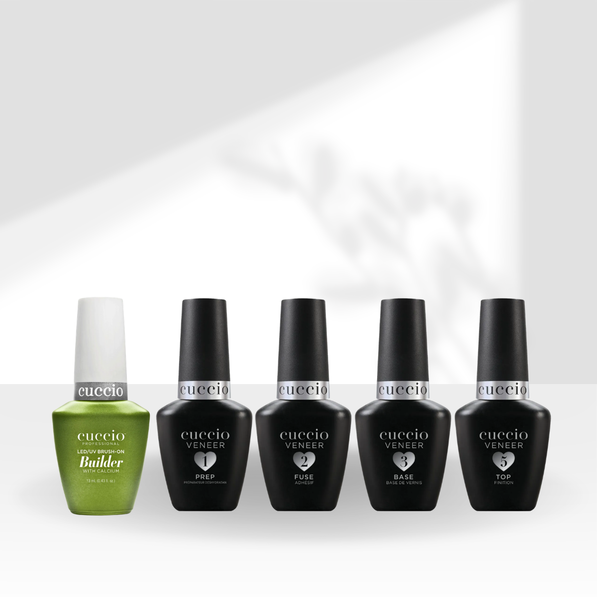 Kit Cuccio Blindagem 5 Passos Base Calcium Preparadores 13ml