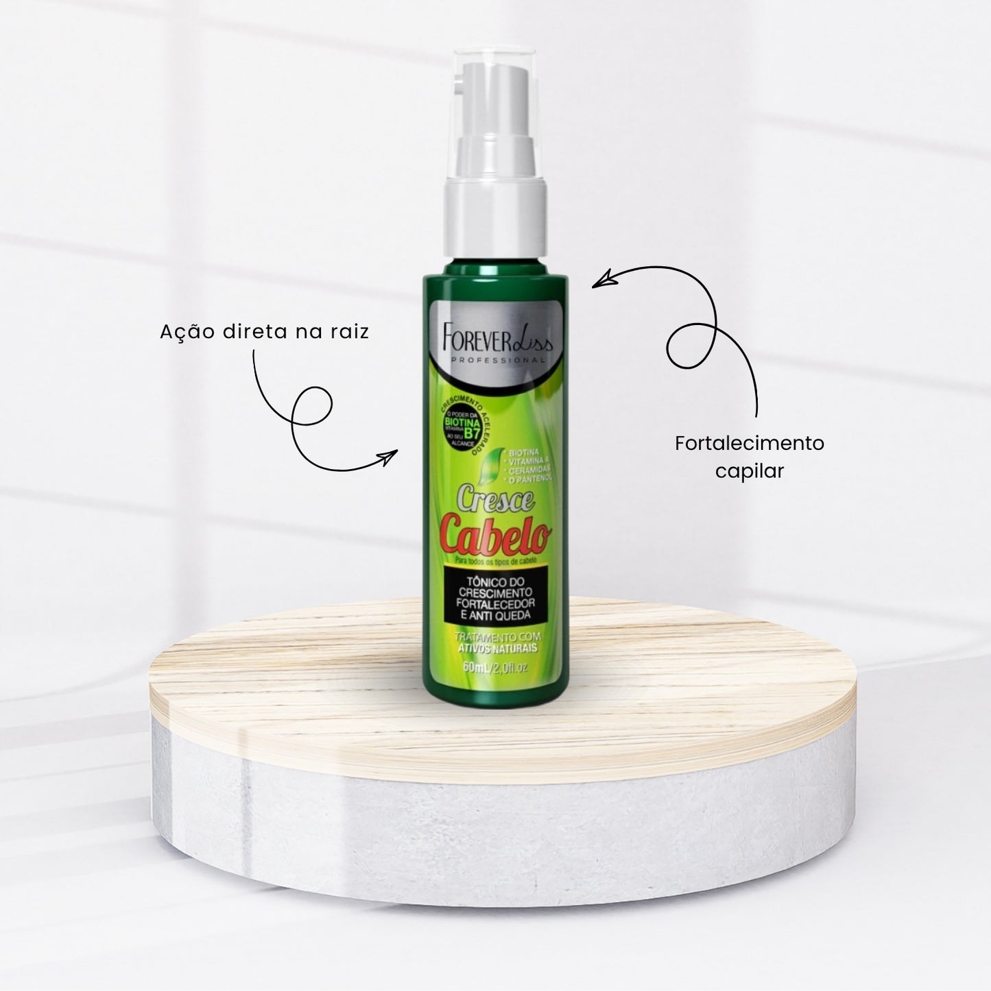 Forever Liss Cresce Cabelo Tonico Capilar 60 ml