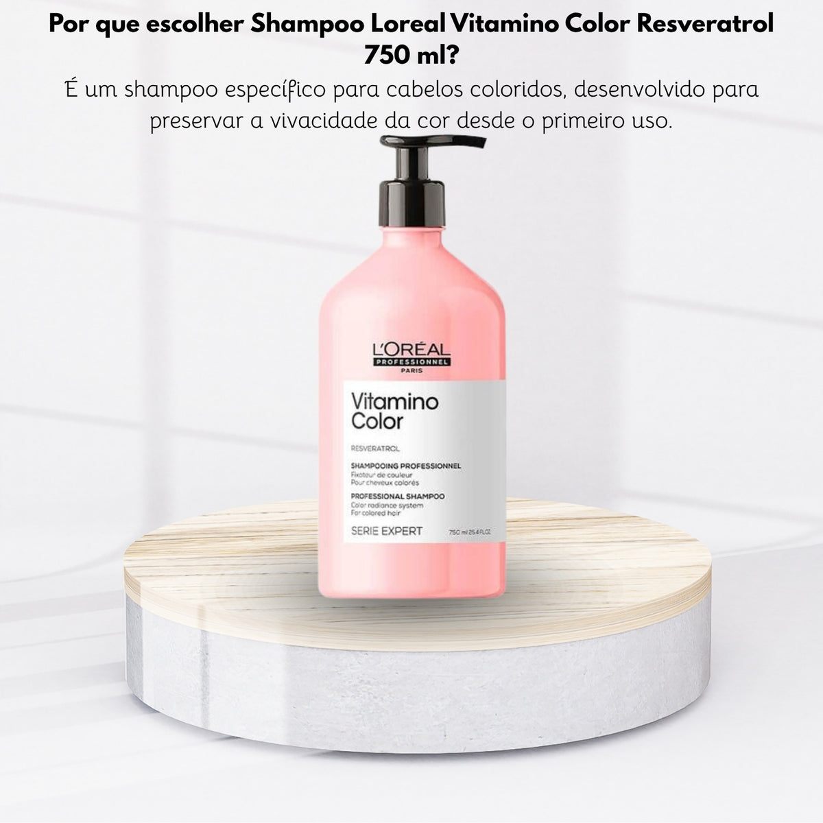 Shampoo Loreal Vitamino Color Resveratrol 750 ml