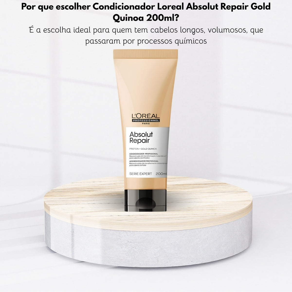 Condicionador Loreal Absolut Repair Gold Quinoa 200 ml