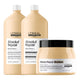 Kit Loreal Absolut Repair Gold Quinoa Tratamento Trio Toque Leve