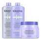Kit Kérastase Blond Absolu Lumiére Tratamento Shampoo + Condicionador 1 Litro + Máscara 500 g