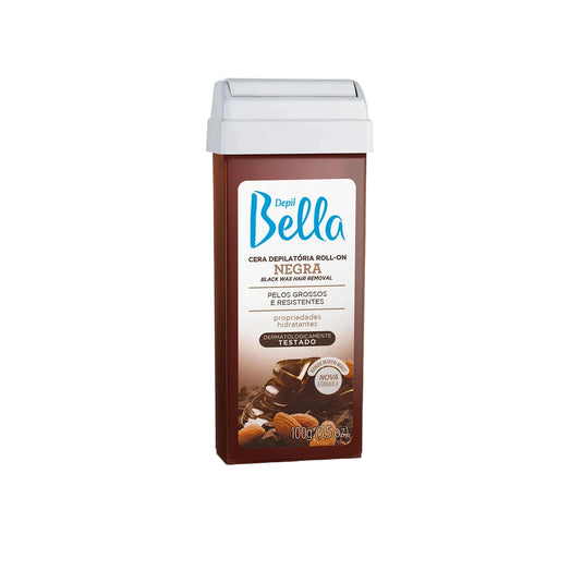 Cera Depilatória Depil Bella Roll-On Negra 100 g