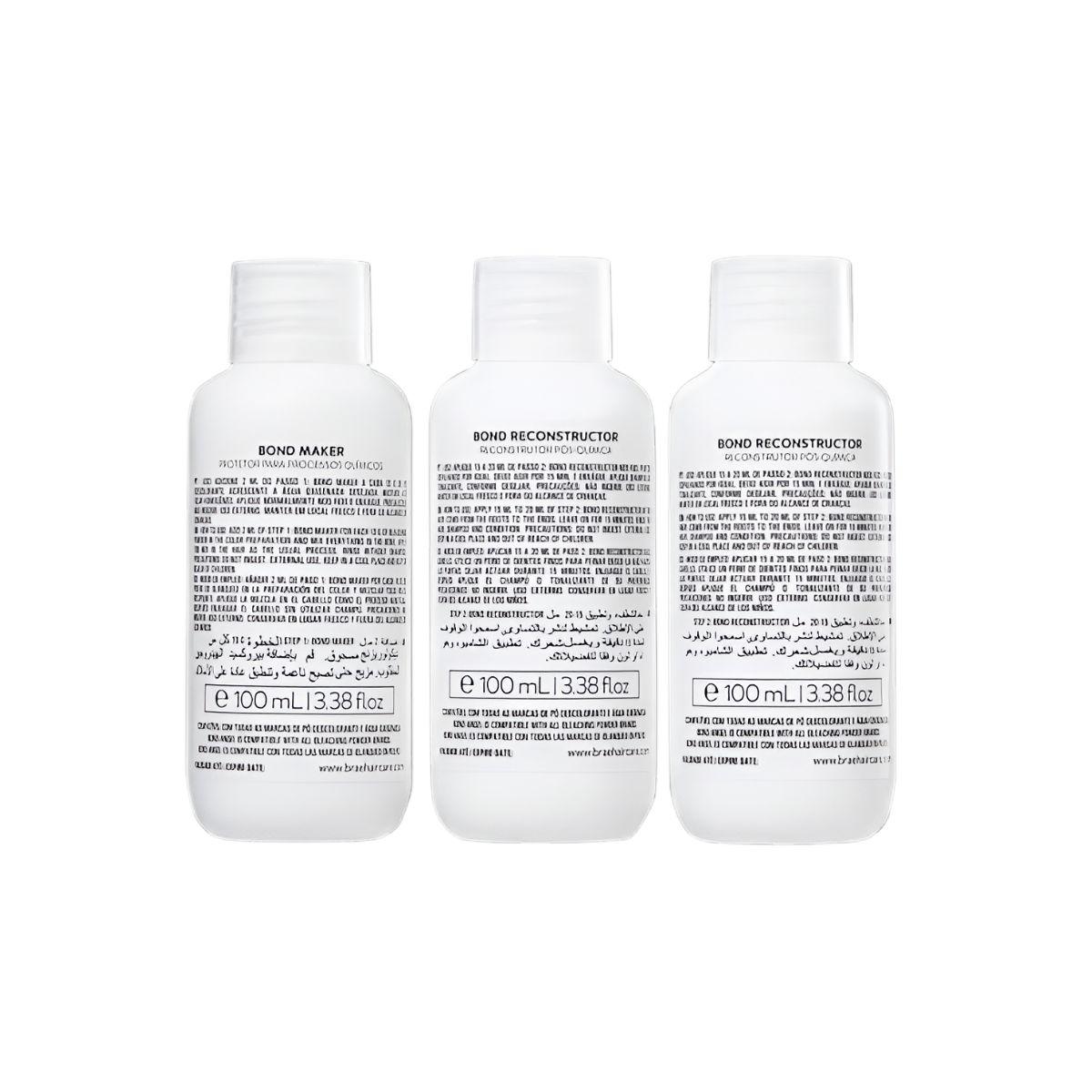 Kit Braé Bond Angel Protetor 1 x 100 ml e Reconstrutor 2 x 100 ml