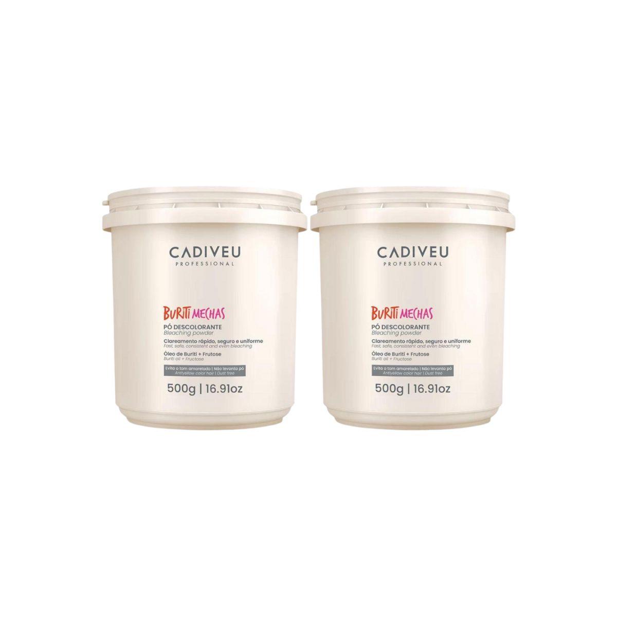 Kit Cadiveu Buriti Mechas 2 Pó Descolorante 500 g