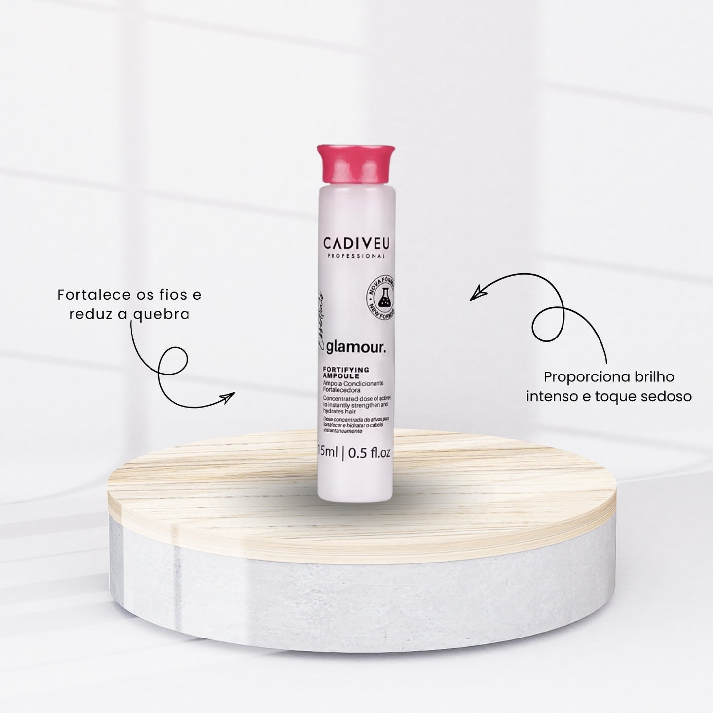 Kit Cadiveu Glamour Essentials Ampola Capilar 10 x 15 ml