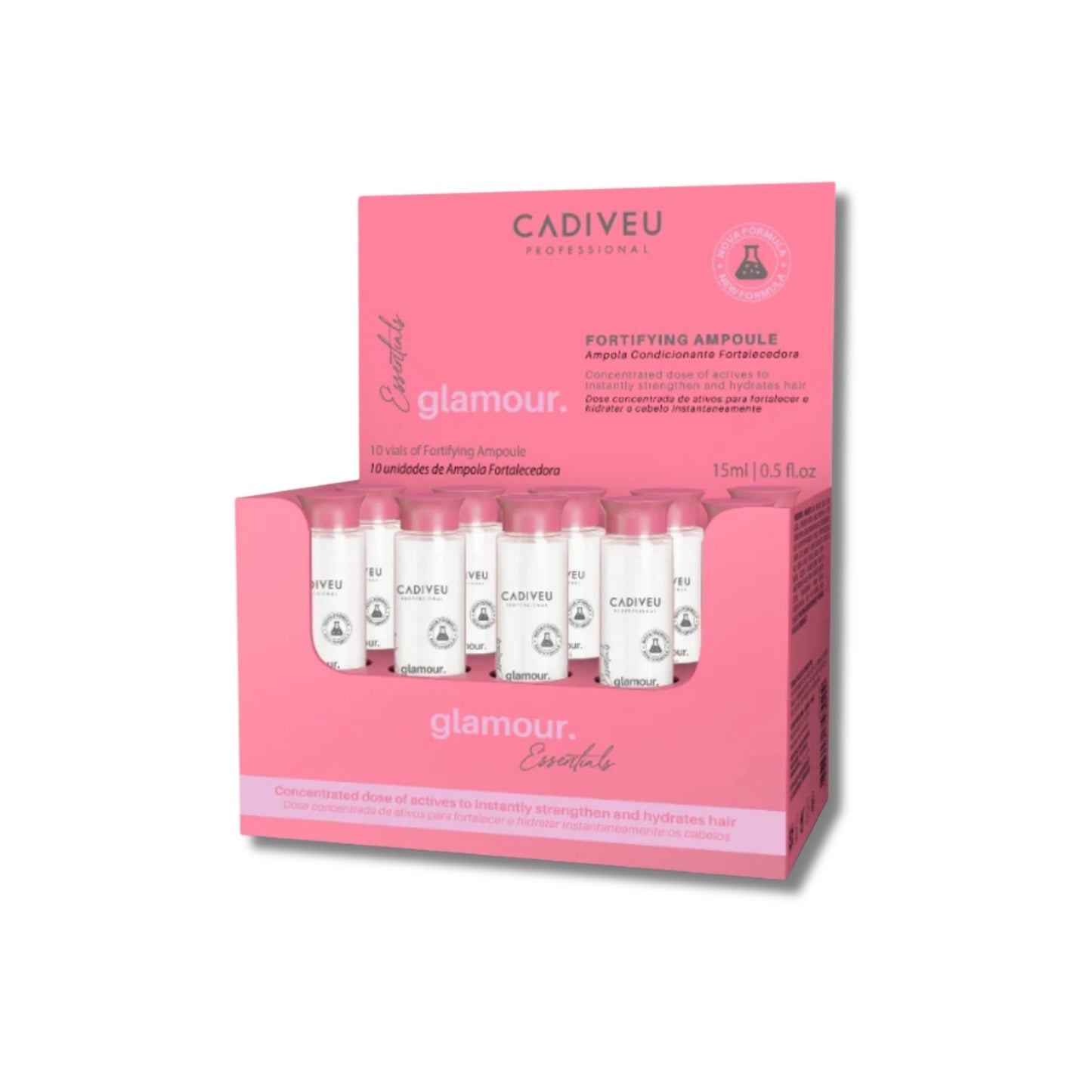 Kit Cadiveu Glamour Essentials Ampola Capilar 10 x 15 ml