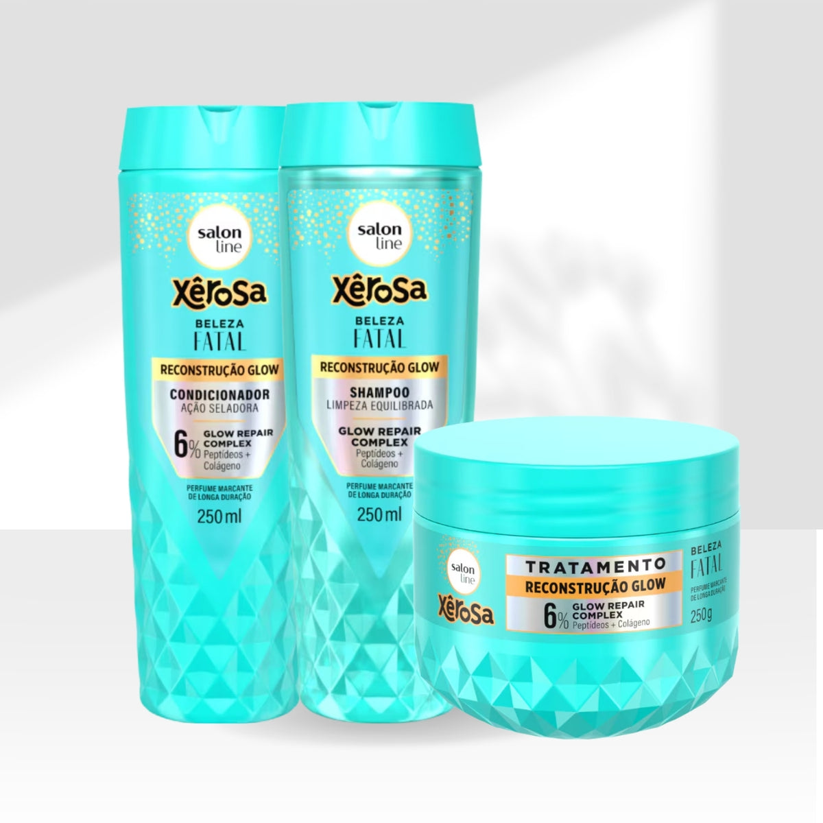 Kit Trio Capilar Salon Line Xêrosa Beleza Fatal Home Care