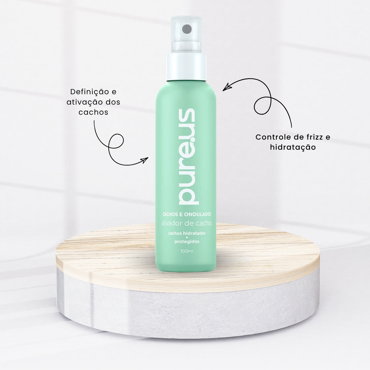 Leave In Madamelis Pure Us Ativador de Cachos 100 ml