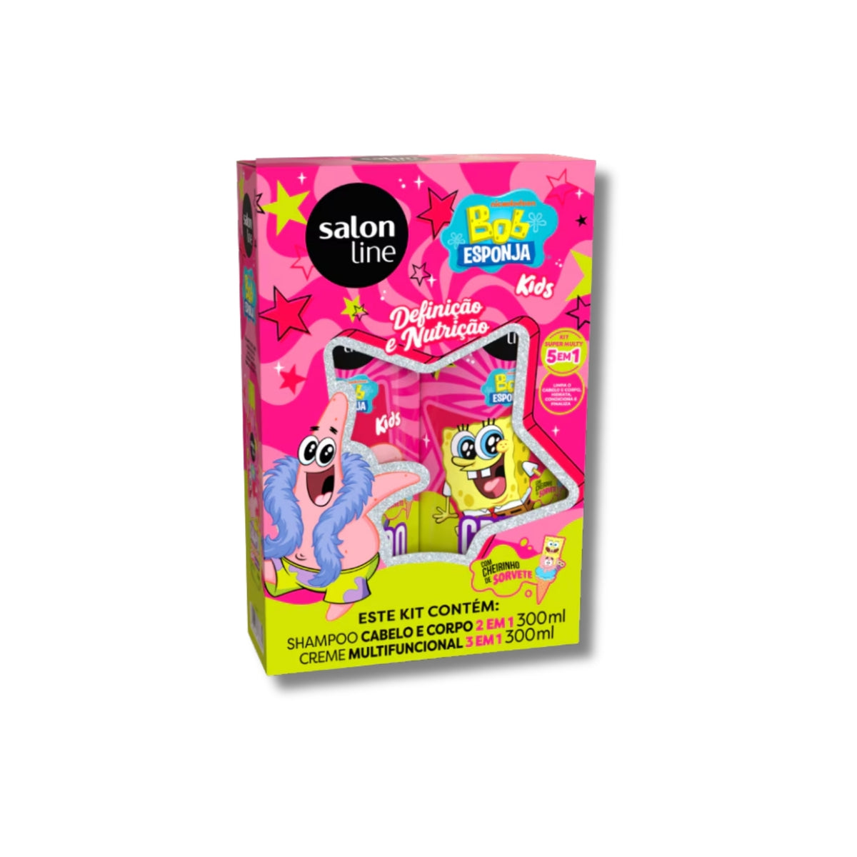 Kit Salon Line SOS Cachos Shampoo e Creme Definição e Nutrição Patrick