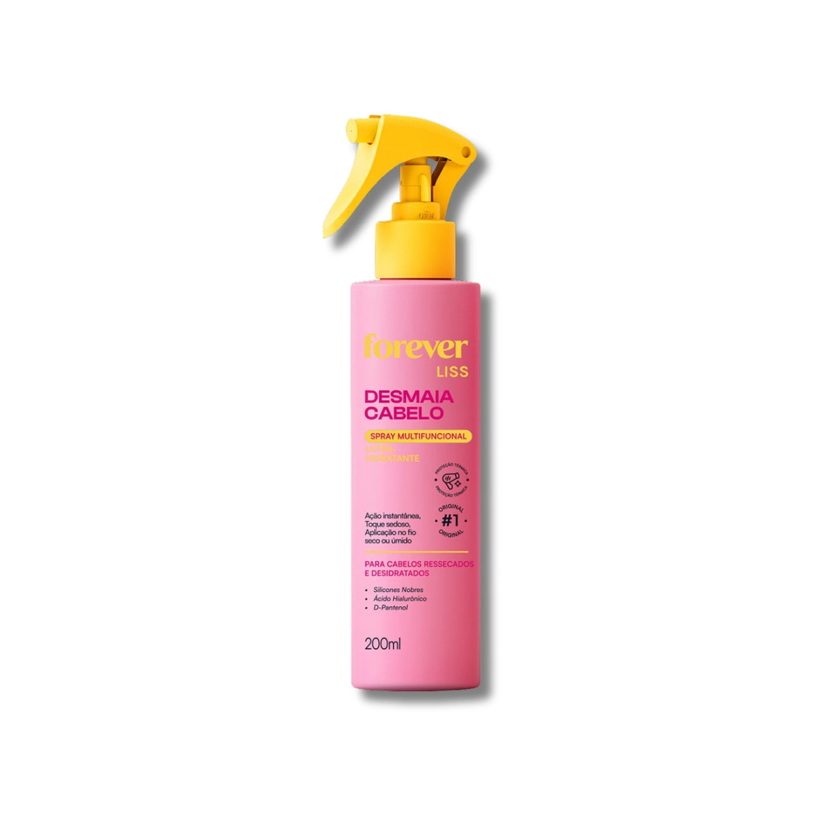 Spray Multifuncional Forever Liss Desmaia Cabelo Hidratante 200 ml