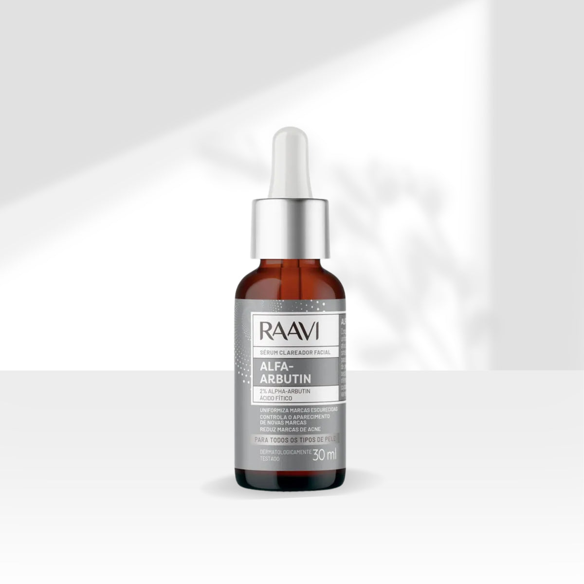 Sérum Raavi Clareador Facial 2% Alfa-Arbutin 30ml
