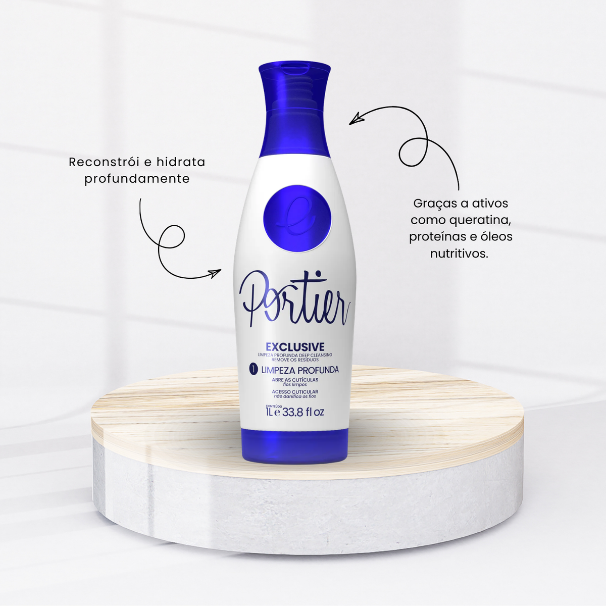 Kit Portier Exclusive Progressiva (2 x 1 Litro) + Máscara Ciclos 1 Kg