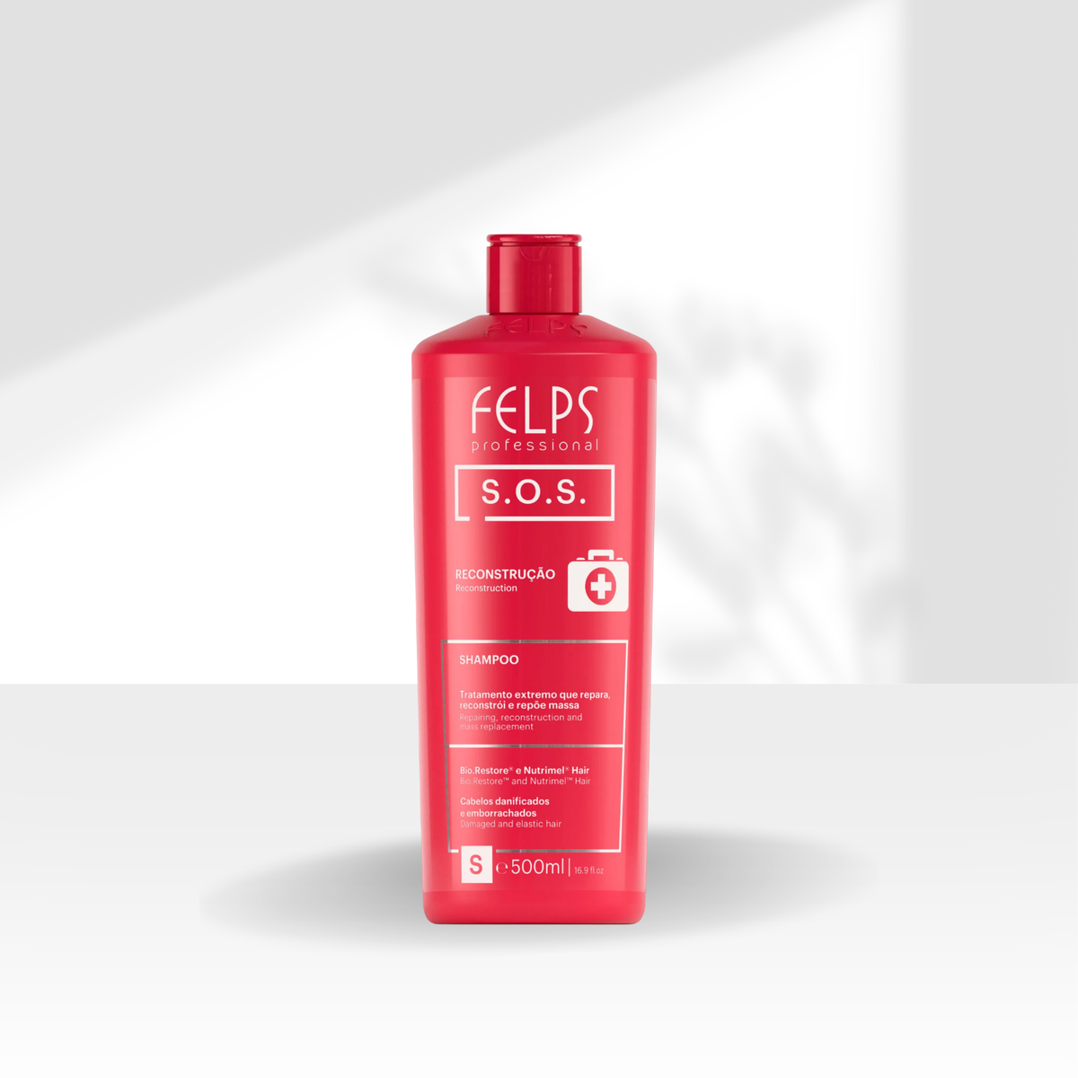 Felps SOS Reconstrução Shampoo Tratamento Capilar 500 ml