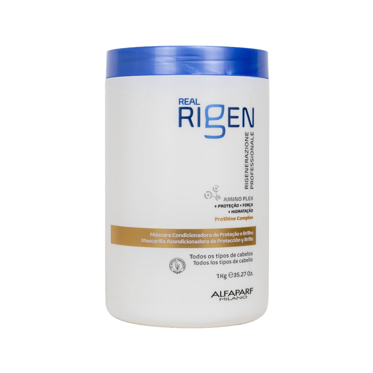 Máscara Alfaparf Real Rigen Condicionadora Reparadora 1000 g