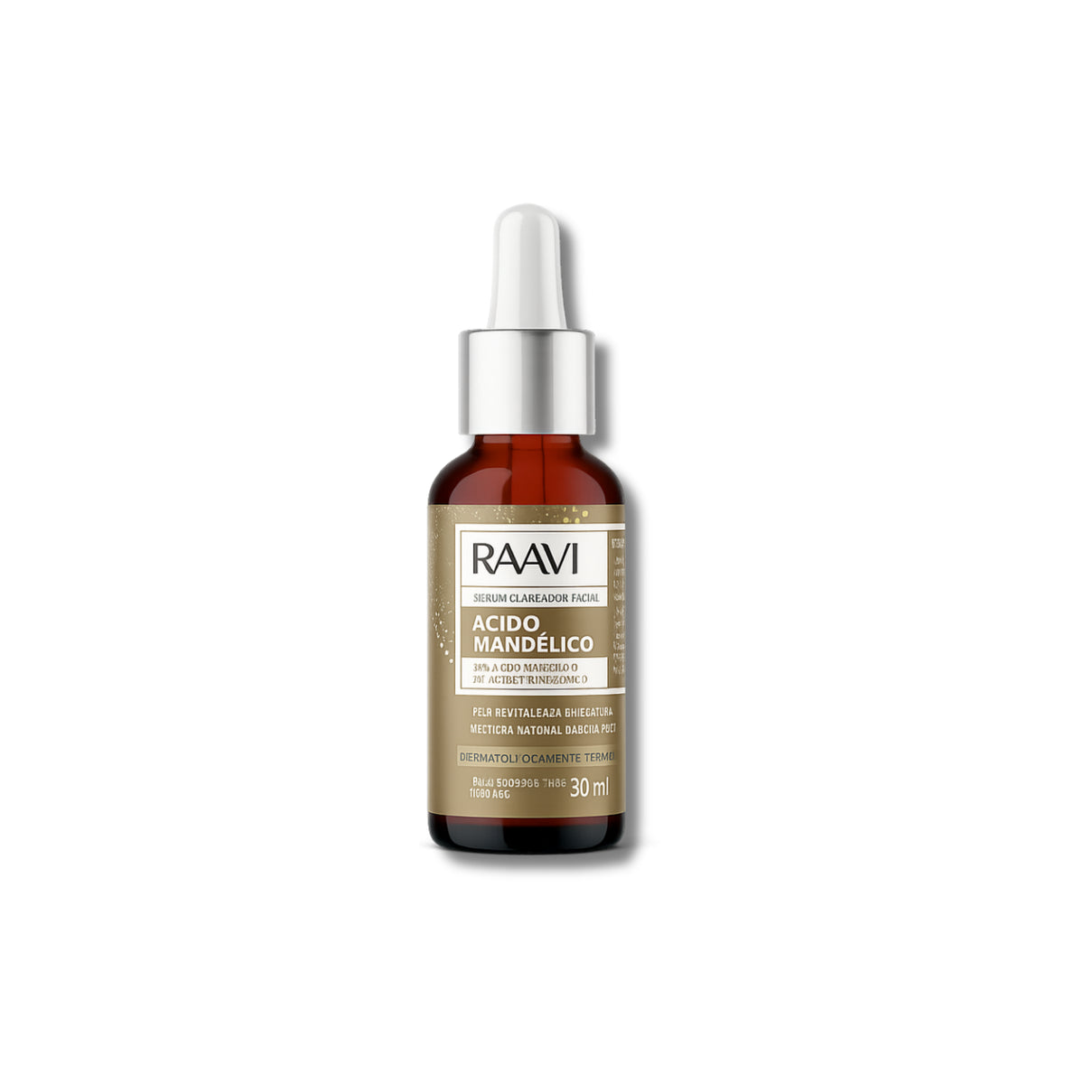 Sérum Raavi Clareador Facial 10% Ácido Mandélico 30ml