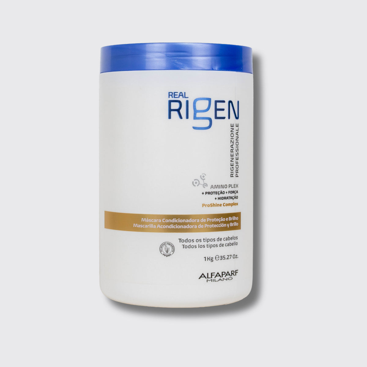 Máscara Alfaparf Real Rigen Condicionadora Reparadora 1000 g