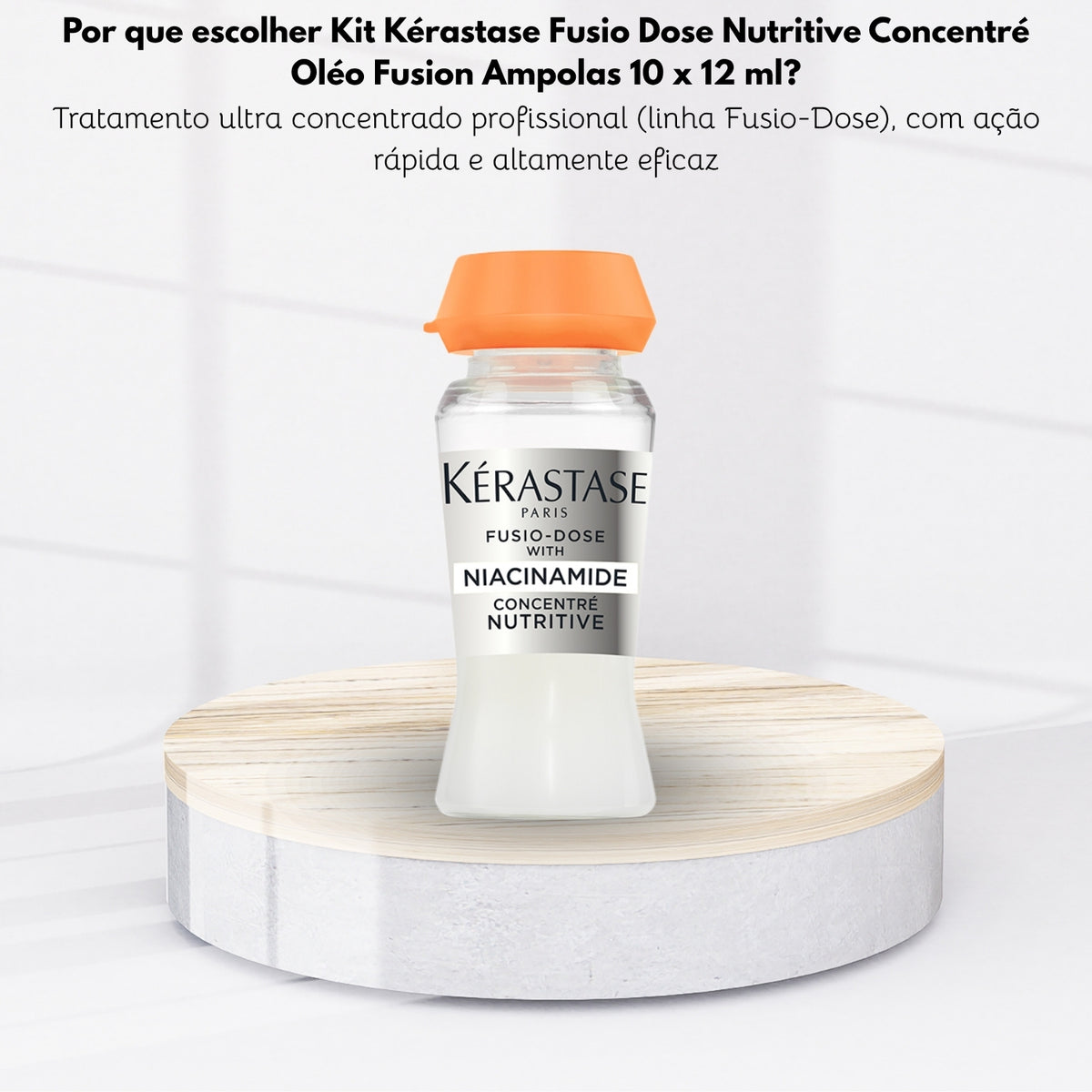 Kit Kérastase Fusio Dose Nutritive Concentré Oléo Fusion Ampolas 10 x 12 ml