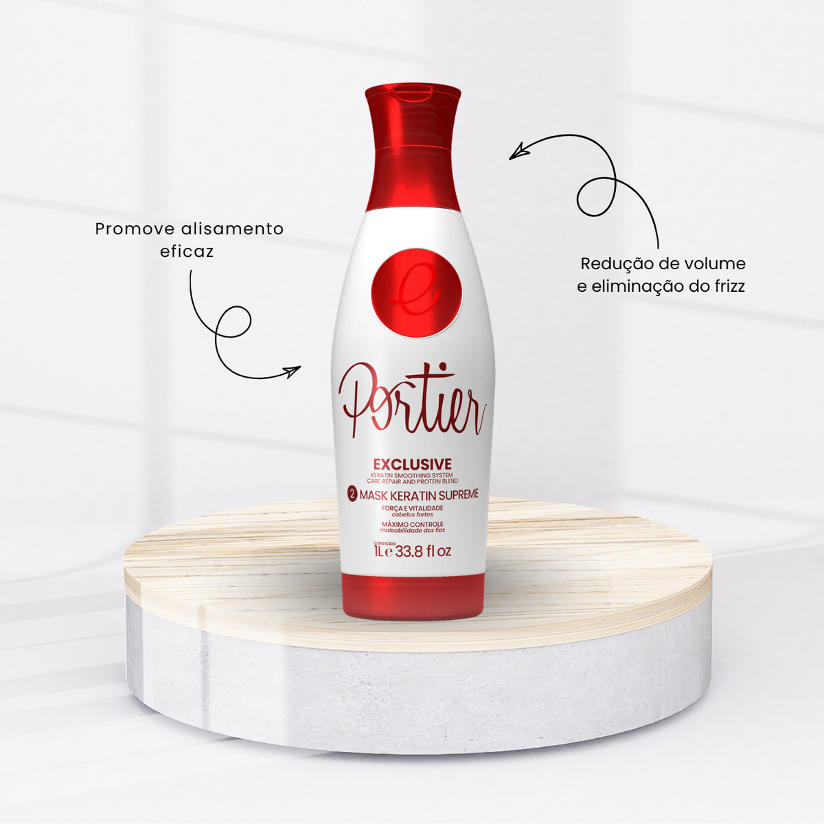 Kit Portier Exclusive Progressiva (2 x 1 Litro) + Máscara Ciclos 1 Kg