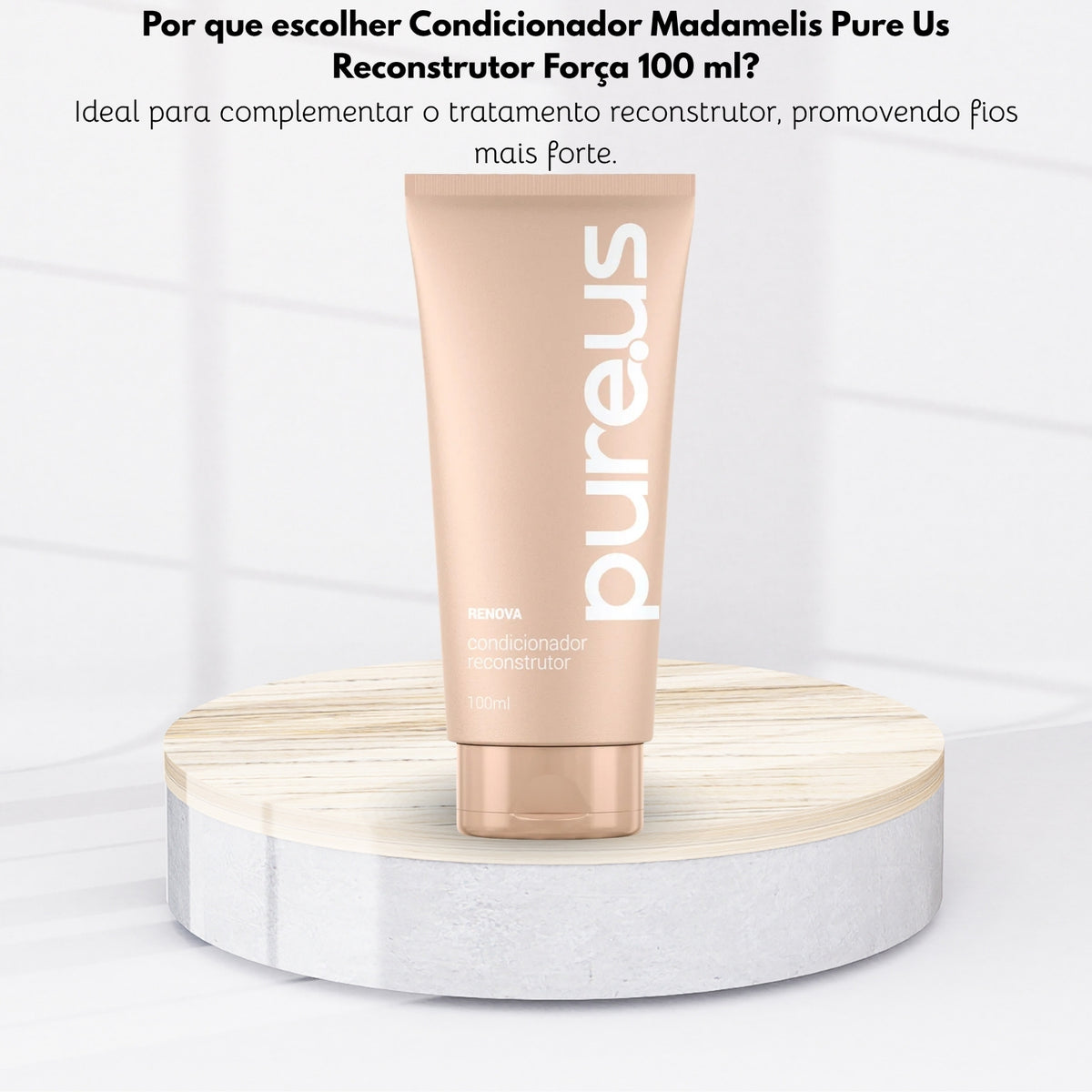 Condicionador Madamelis Pure Us Reconstrutor Força 100 ml