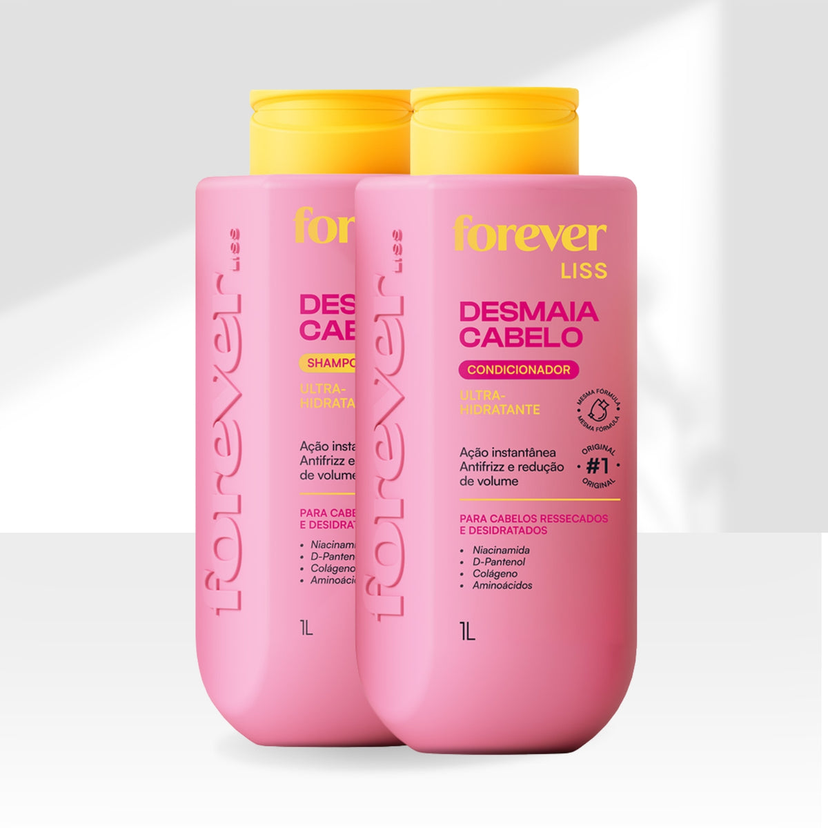 Kit Forever Liss Desmaia Cabelo Tratamento Capilar Salon duo