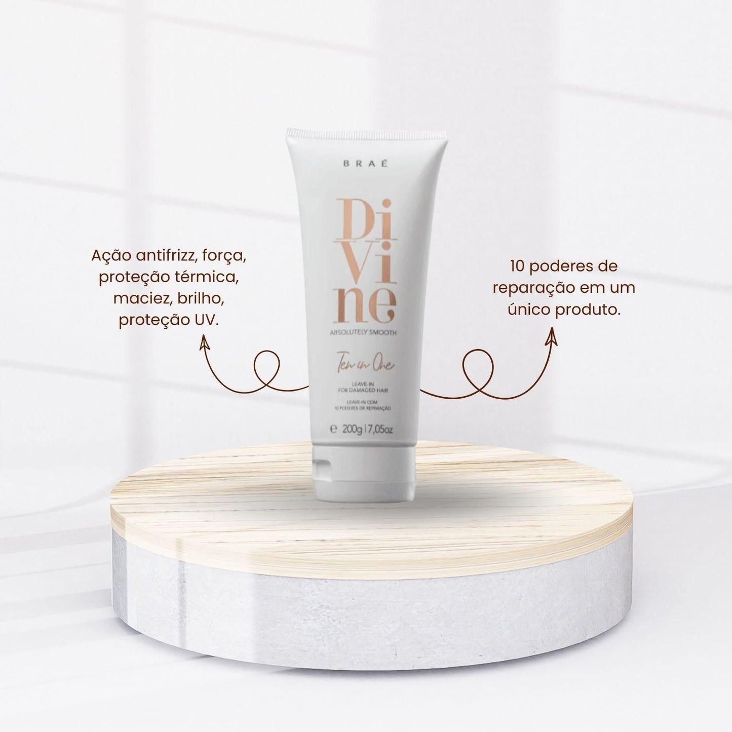 Leave-in Braé Divine Ten in One 10 in 1 200 g